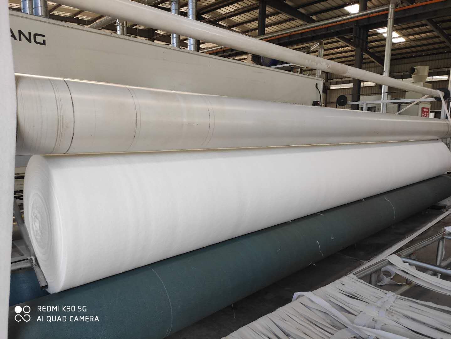 短絲土(tǔ)工布生産